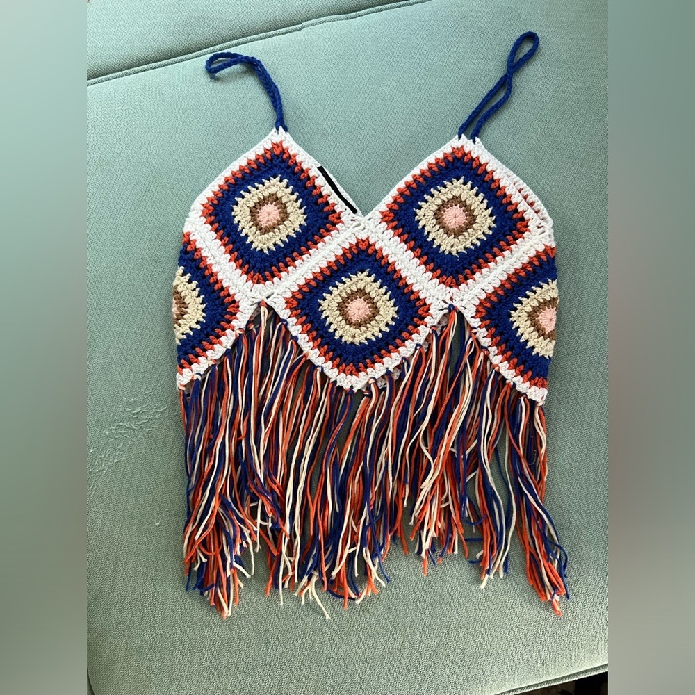 Parisian Knit Crop Top (size: S/M)